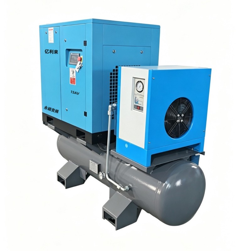 Compressor de ar VSD 4 em 1 de alta pressão de 11kW