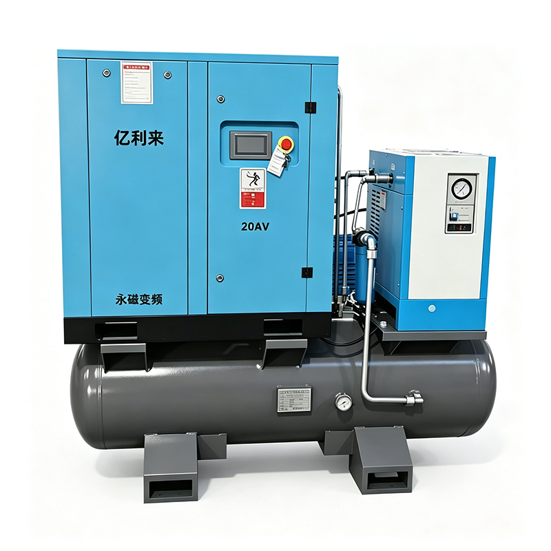 15kW 8 Bar 4 em 1 PM VSD Compressor de ar