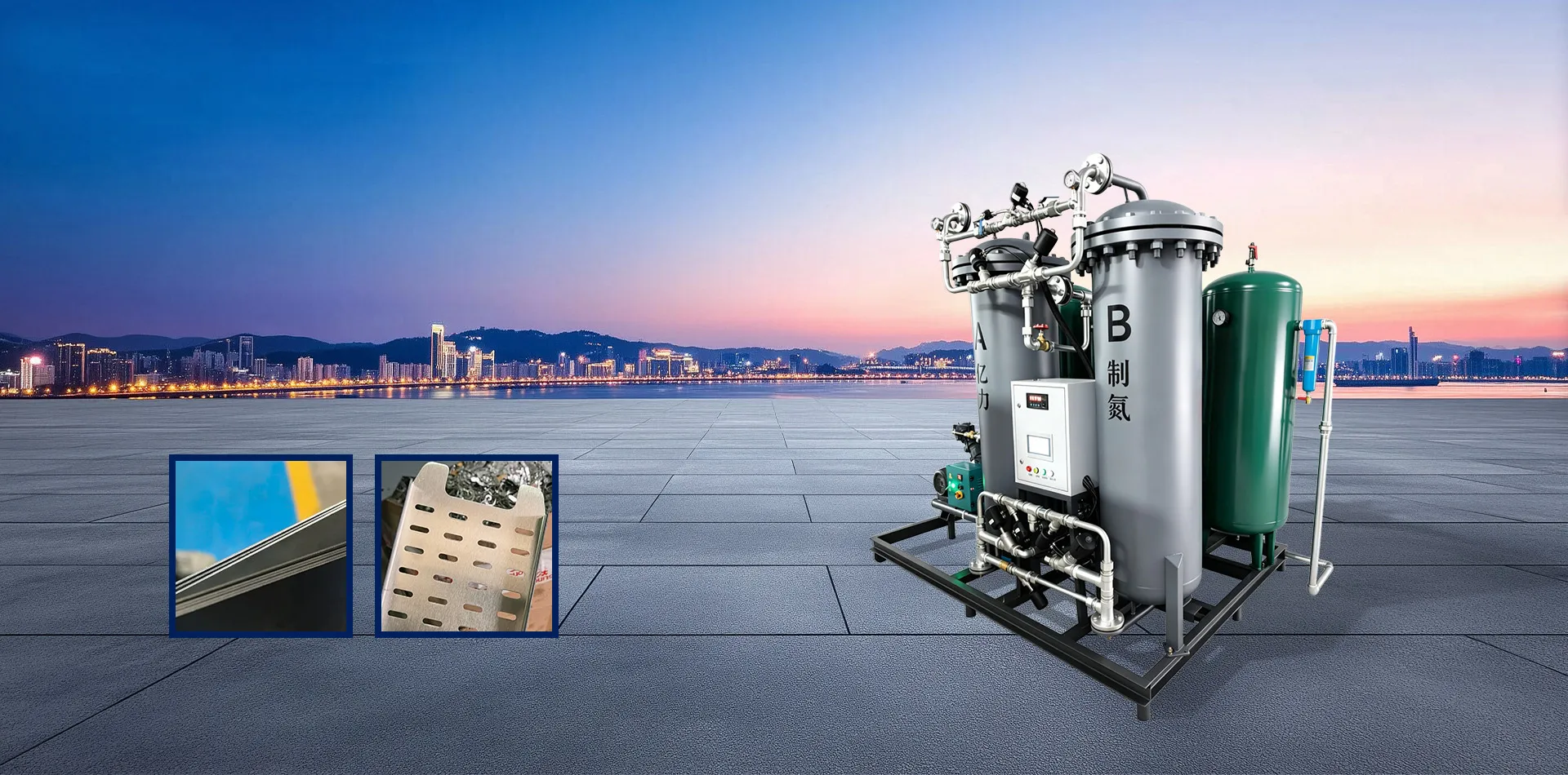 Fornecedor de compressor de ar de estágio único com acionamento de velocidade variável