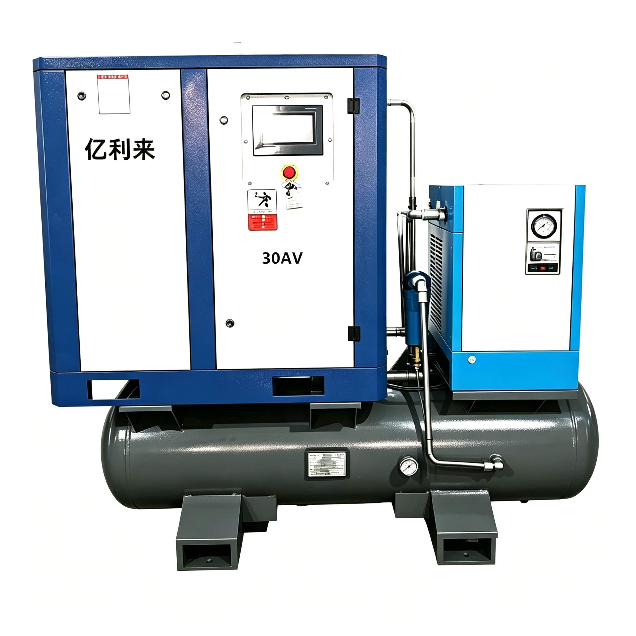 Compressor de ar de velocidade fixa 4 em 1 de alta pressão de 22kW