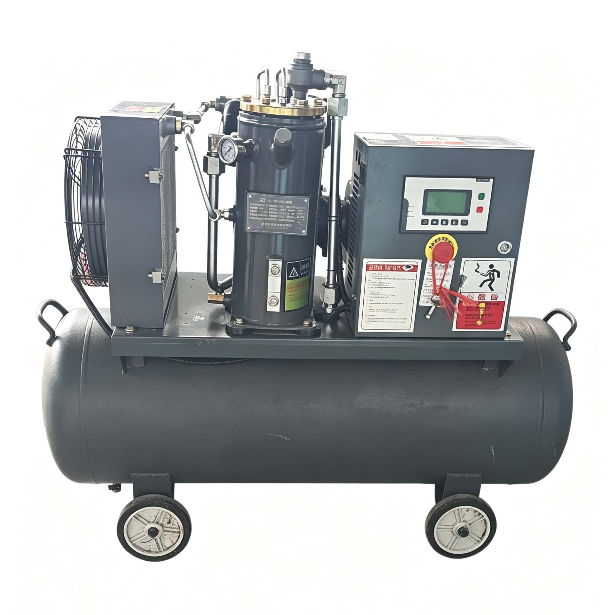 Compressor de ar de estágio único montado em tanque de velocidade fixa de 4,5kW 8 barras