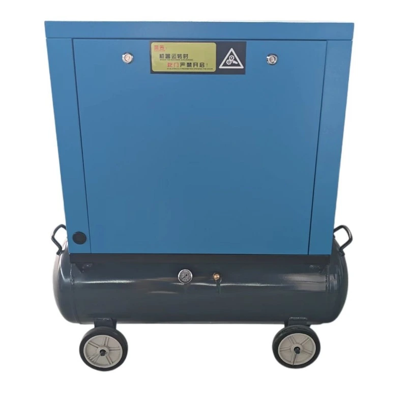 Compressor de ar de estágio único VSD montado tanque de 7,5kW 8 barras