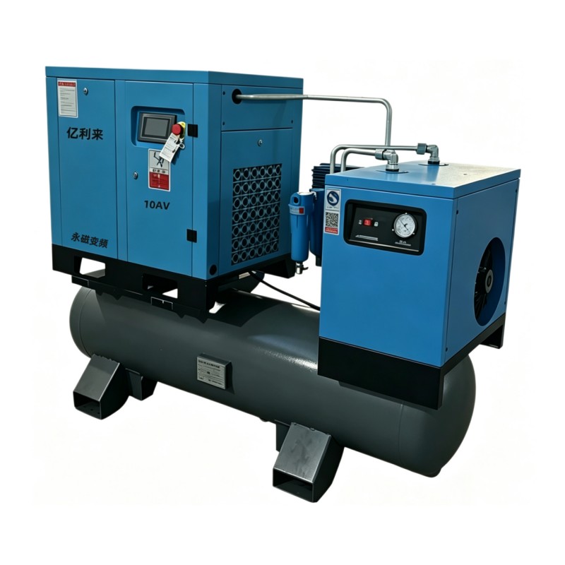 Compressor de ar VSD 4 em 1 de alta pressão de 7,5 kW